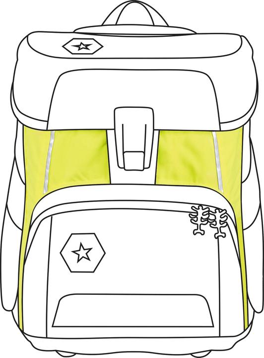 Actual product image Step by Step satchel accessory set Neon Pull-Over for SPACE