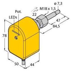 Turck Sensore di flusso, Pulsante + Interruttore