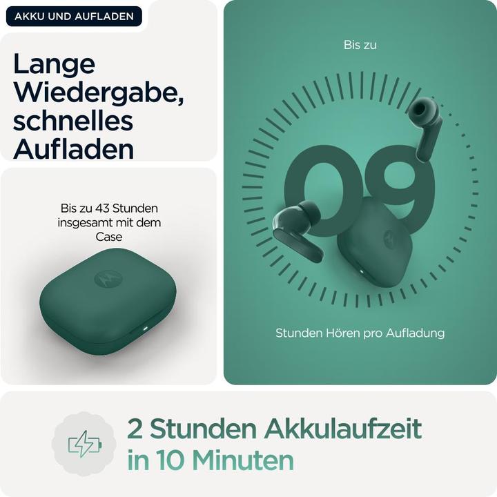 Produktbild Motorola Moto Buds Bass (ANC, 9 h, Kabellos)