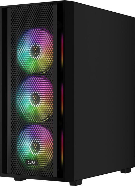 Produktbild Gamdias Aura GC2 Elite ARGB GAMING Miditower Black retail (ATX)