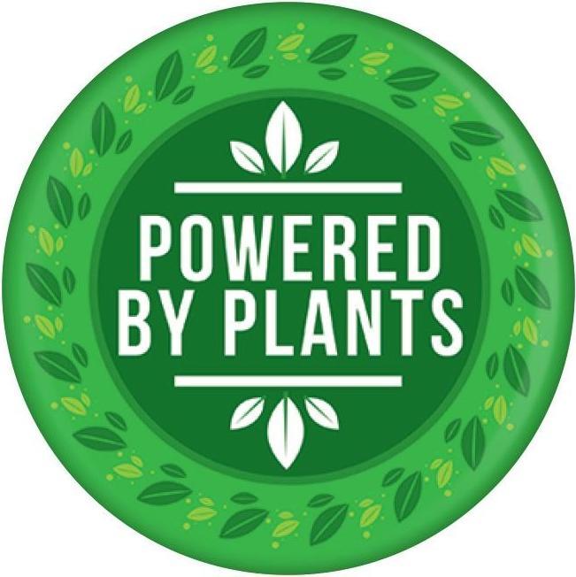 Produktbild Grindstore Abzeichen Powered By Plants Blech