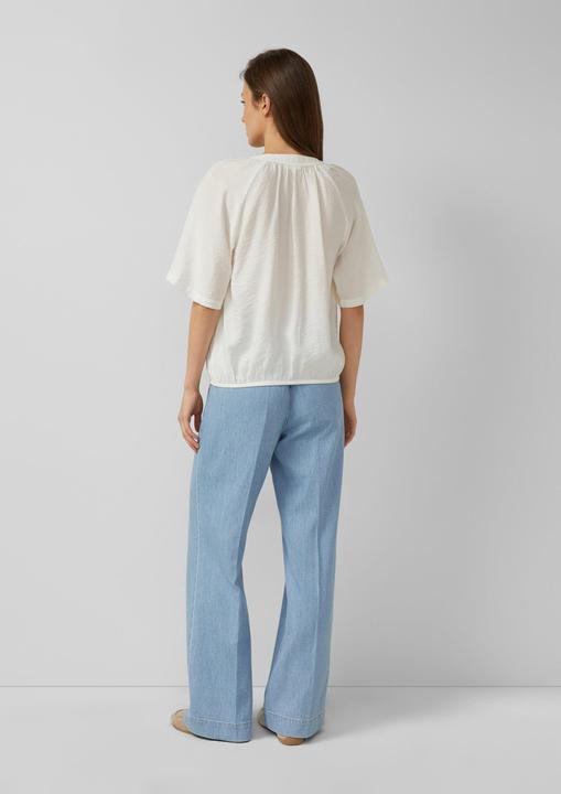 Immagine prodotto s.Oliver Bluse Strukturierte Viskosemix-Bluse im O-Shape (36)