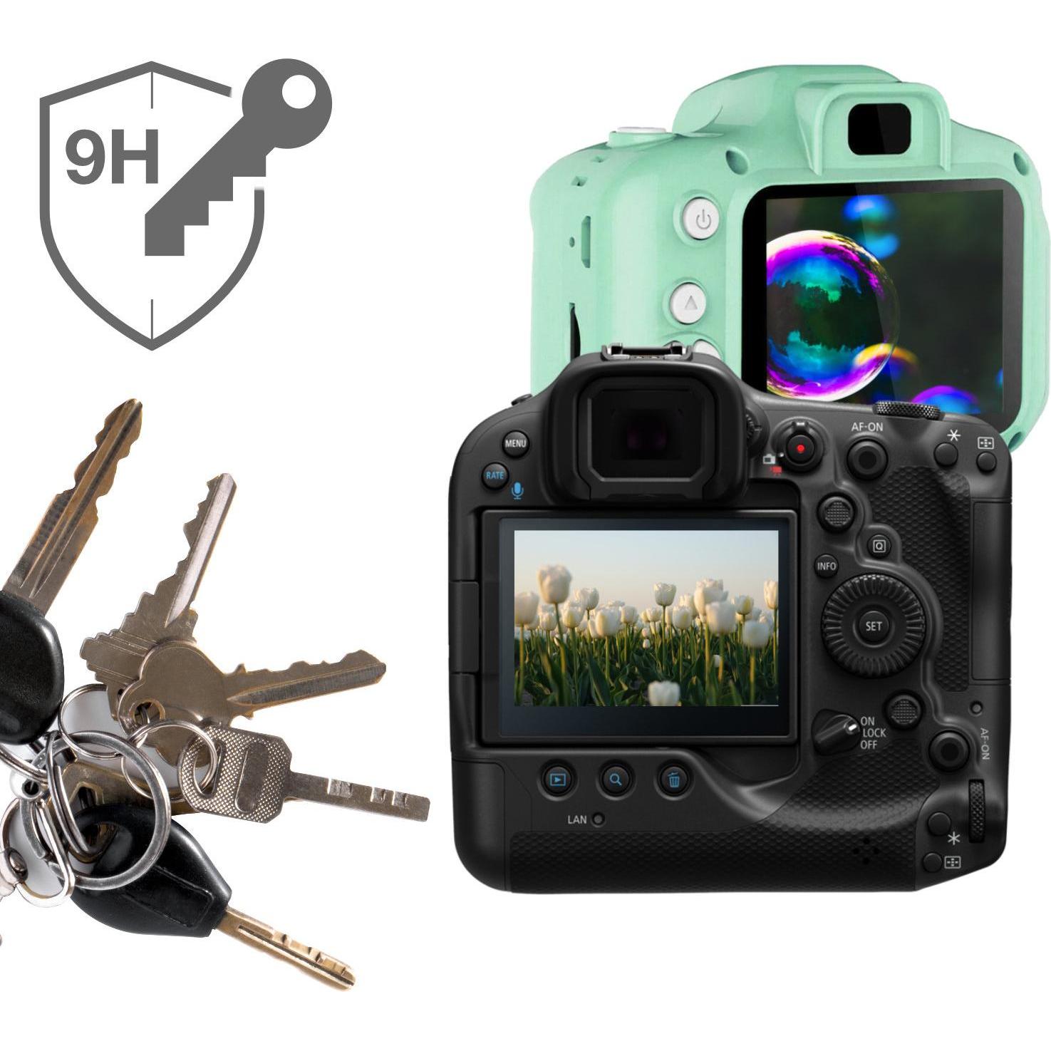 Dipos Anti-Shock Displayschutz 9H, Action Cam Zubehör, Transparent