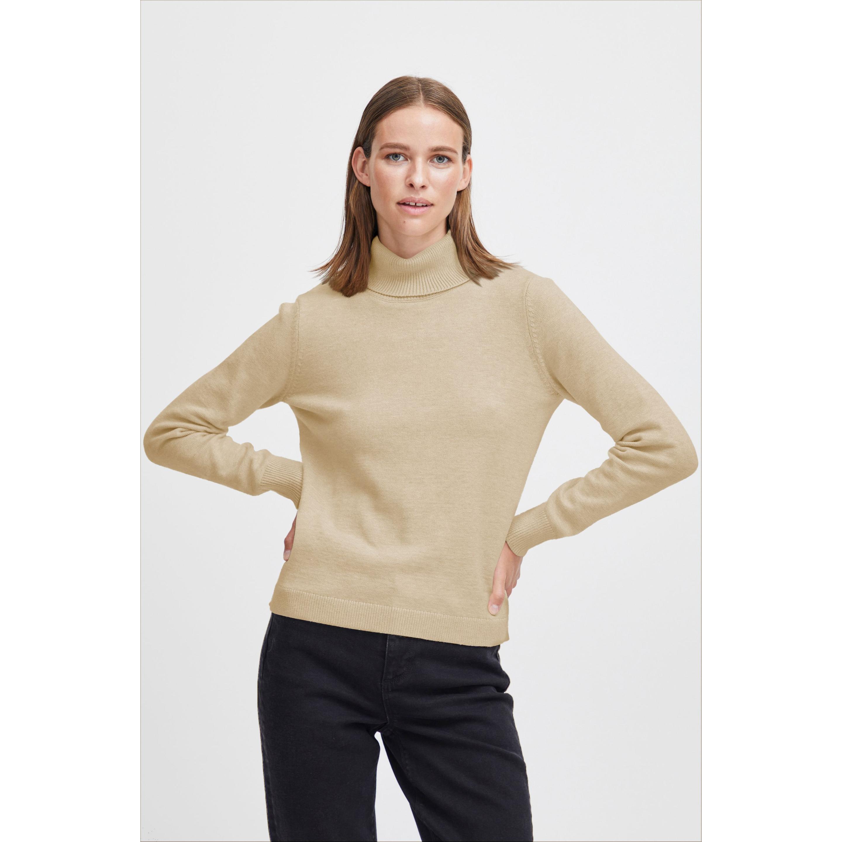 Thumbnail - B.young, Damen, Pullover, kleid mit rundhalsausschnitt manina, Grau, (XS)