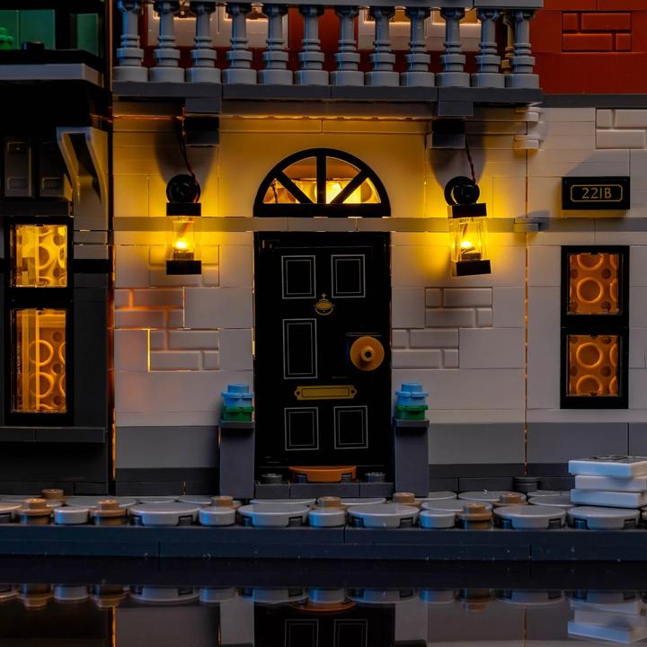 Immagine prodotto BrickBling LED Licht Set für LEGO Sherlock Holmes: Bücherstütze (10351) inkl. Fernbedienung