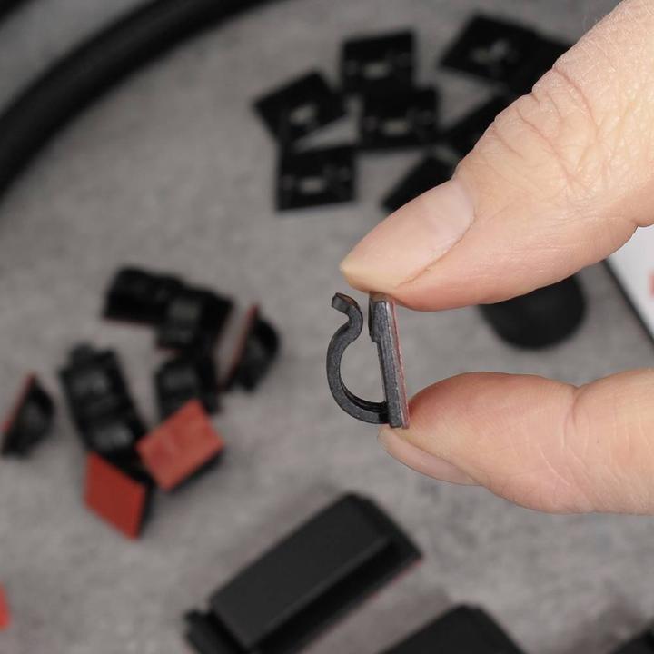 Produktbild Quadrios 23CA257 Kabelclip 23CA257 Bündel-Ø-Bereich 1 bis 40 mm Schwarz 184 T (184 Stk.)