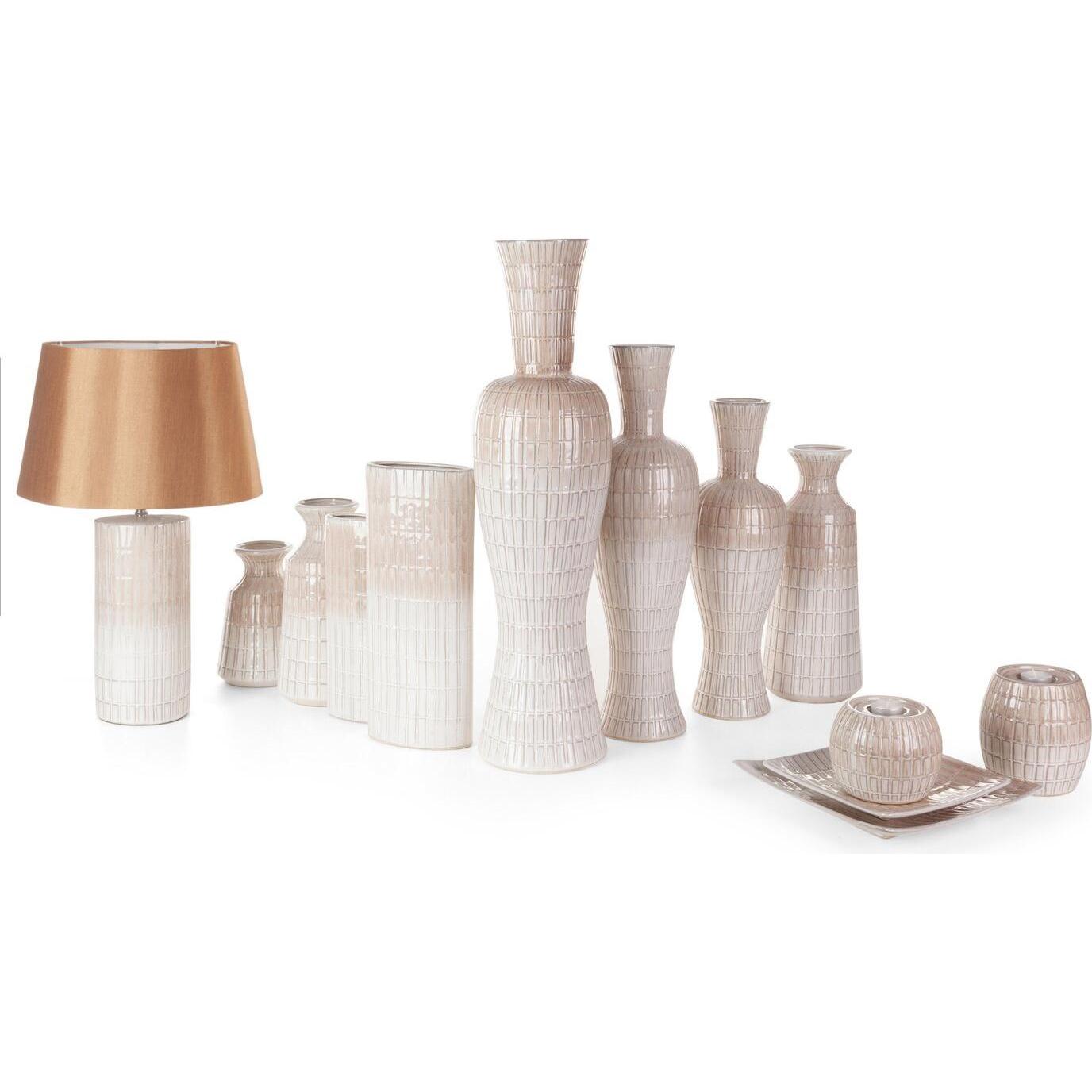 Thumbnail - Eurofirany, Vase, C/EDNA/WAZ/02 17X17X56 K + GRÜN (1 x, 17 x 56 cm)