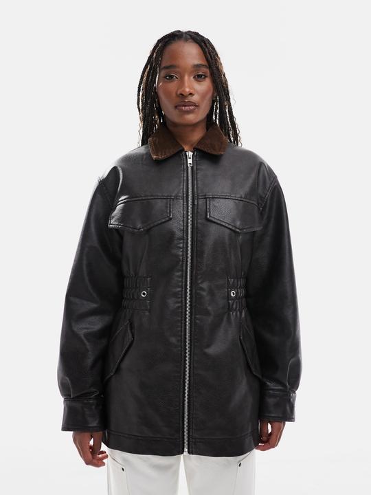 Actual product image Topshop TSFREJ Jacke Lederjacke (S)