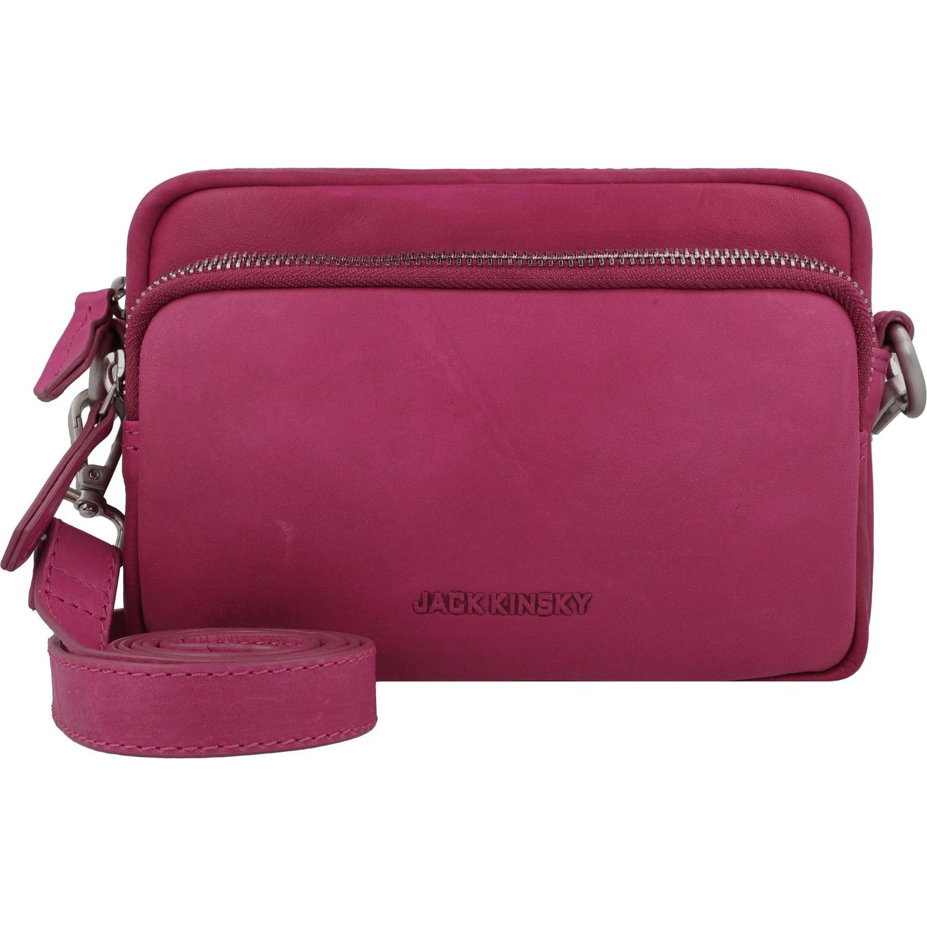 Jack kinsky, Handtasche, Aruba 1 Umhängetasche Leder 19 cm, Pink