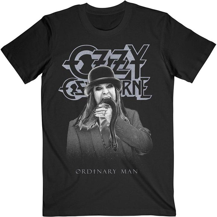 Immagine prodotto Ozzy Osbourne Maglietta unisex adulto Ordinary Man Snake in cotone (L)