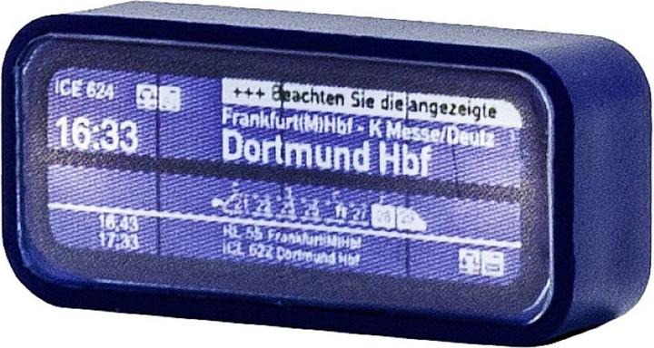 Actual product image Viessmann 1398 H0 Modern Train Destination Indicator with LED Lighting Prefabricated Module