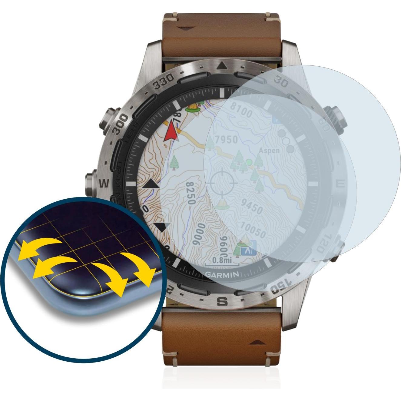 Thumbnail - BROTECT Full-Cover Displayschutz Matt, Smartwatch Schutzfolie, Grau