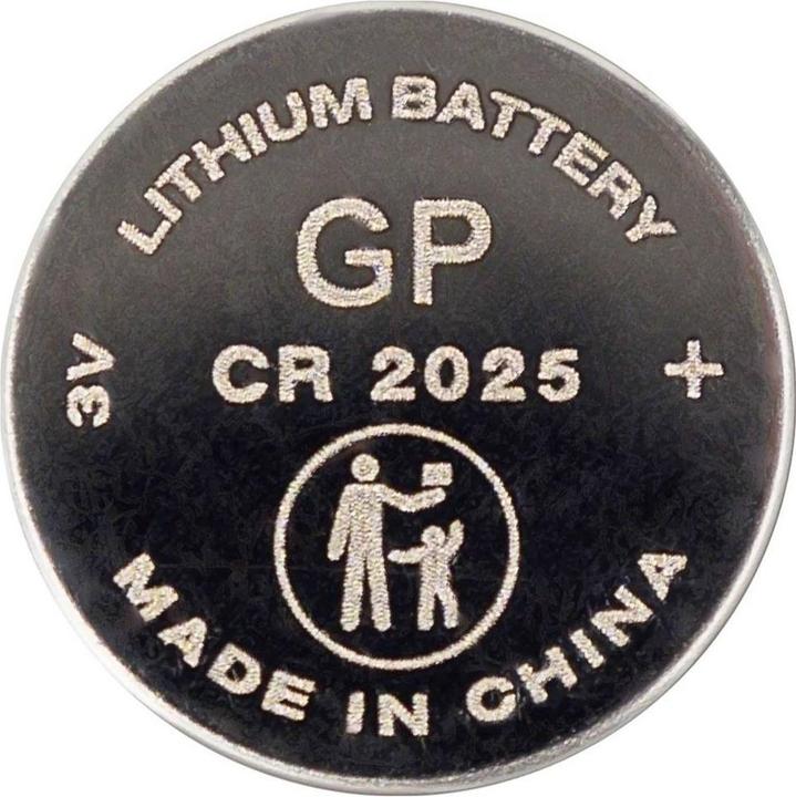 Produktbild GP Batteries 1x500 GP CR2025 Lithium 3V Knopfzelle BULK Schrumpfpack (1 Stk., CR2025, 160 mAh)