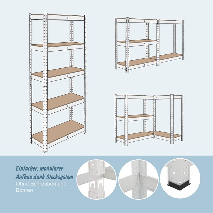 Actual product image Relaxdays heavy-duty rack