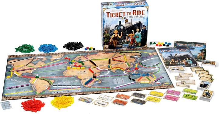 Immagine prodotto Enigma Ticket to Ride - Vele e rotaie (nordico) (Inglese, 2 - 5 Giocatori)