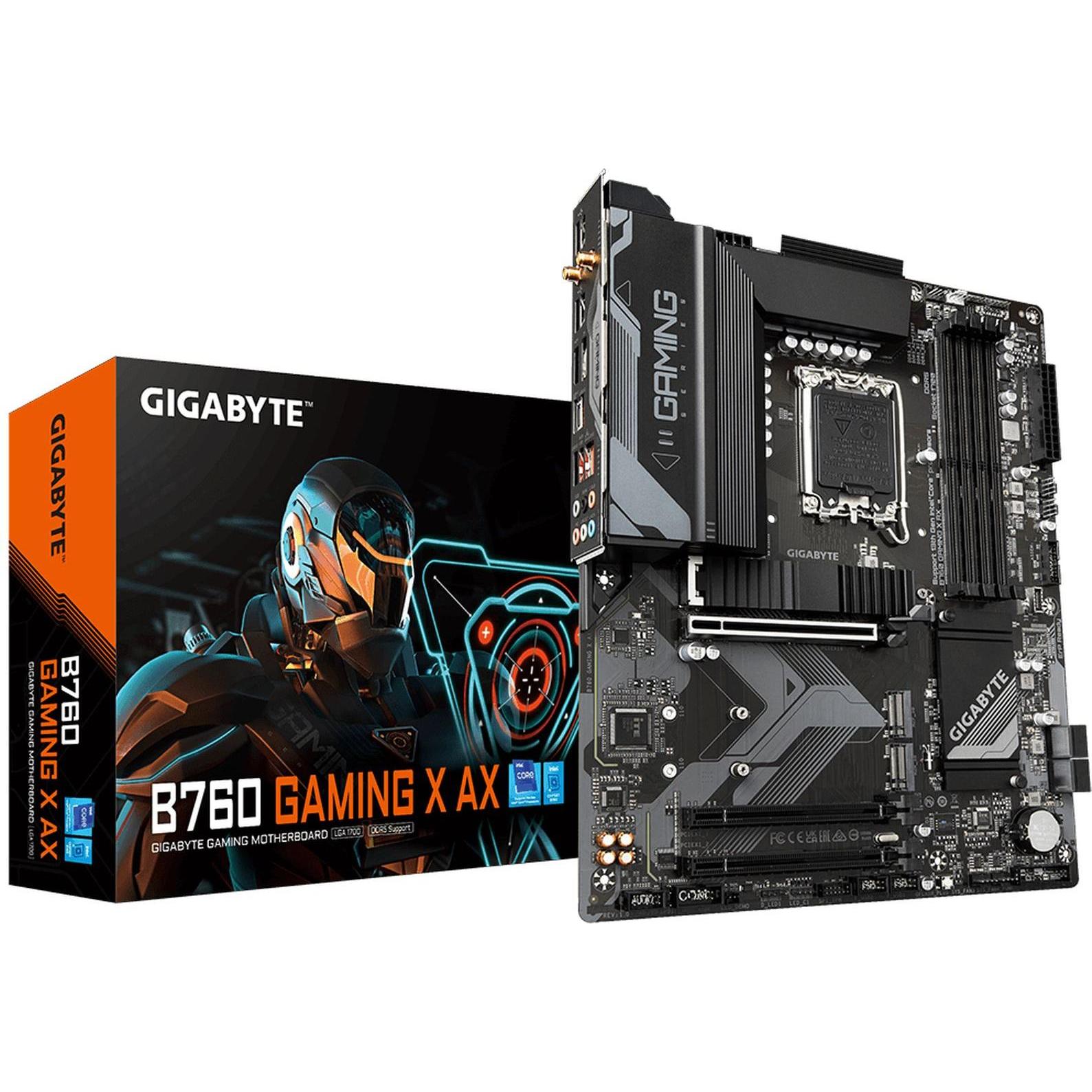Gigabyte B760 GAMING X AX (LGA 1700, Intel B760 Express, ATX), Mainboard