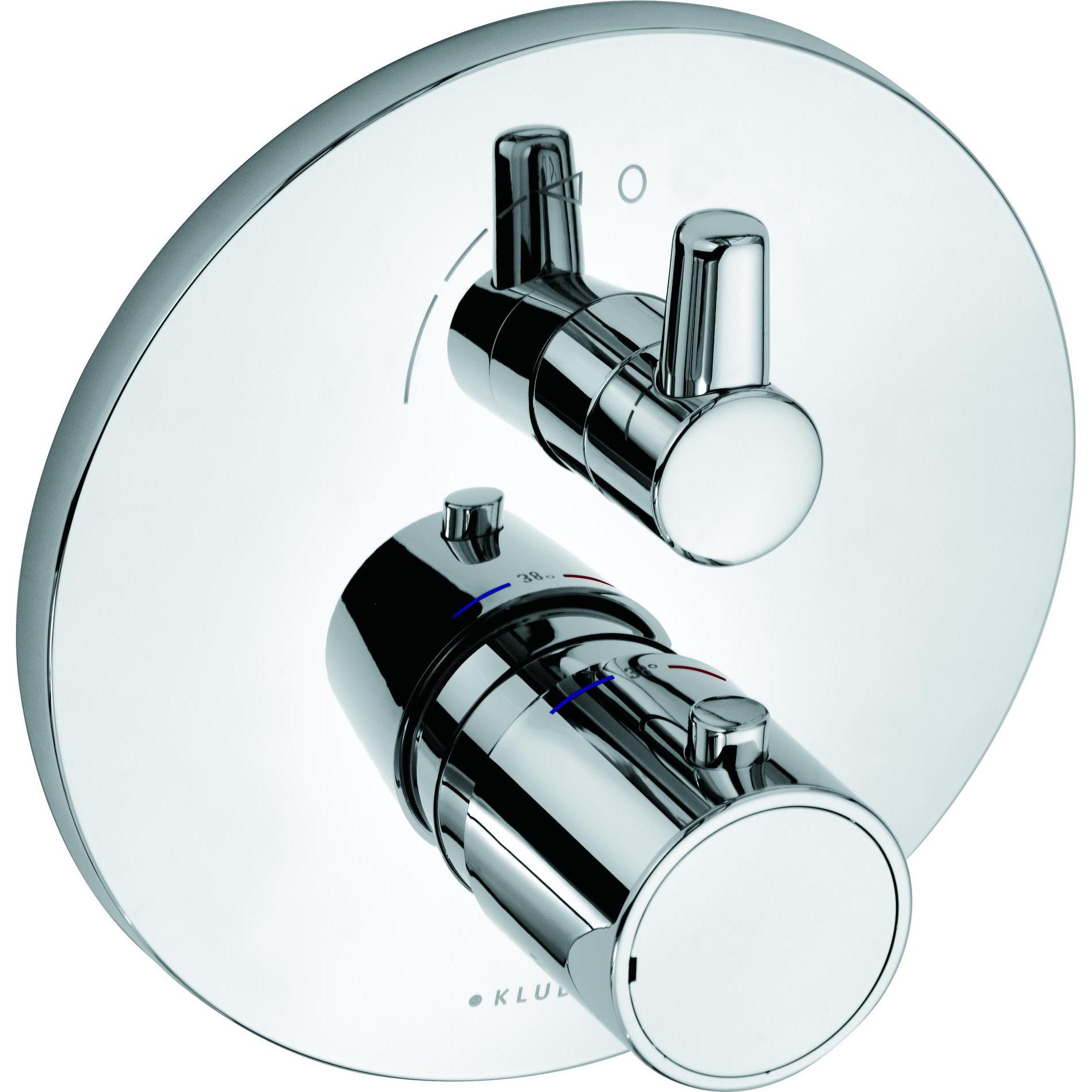 Kludi, Rubinetteria per bagno, ZENTA SL Mitigeur thermostatique encastré pour douche, pour 1 consommateur, blocage de l'eau chaude