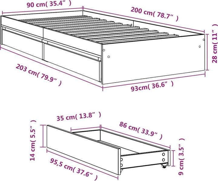 Immagine prodotto VidaXL Khai (90 x 200 cm)