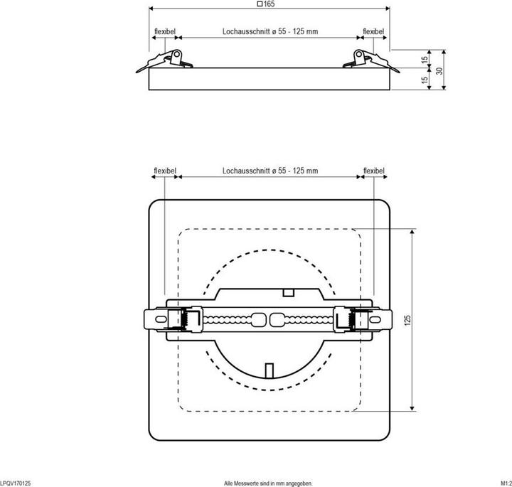 Produktbild EVN LPQV170125 LED Ein- (840 lm)