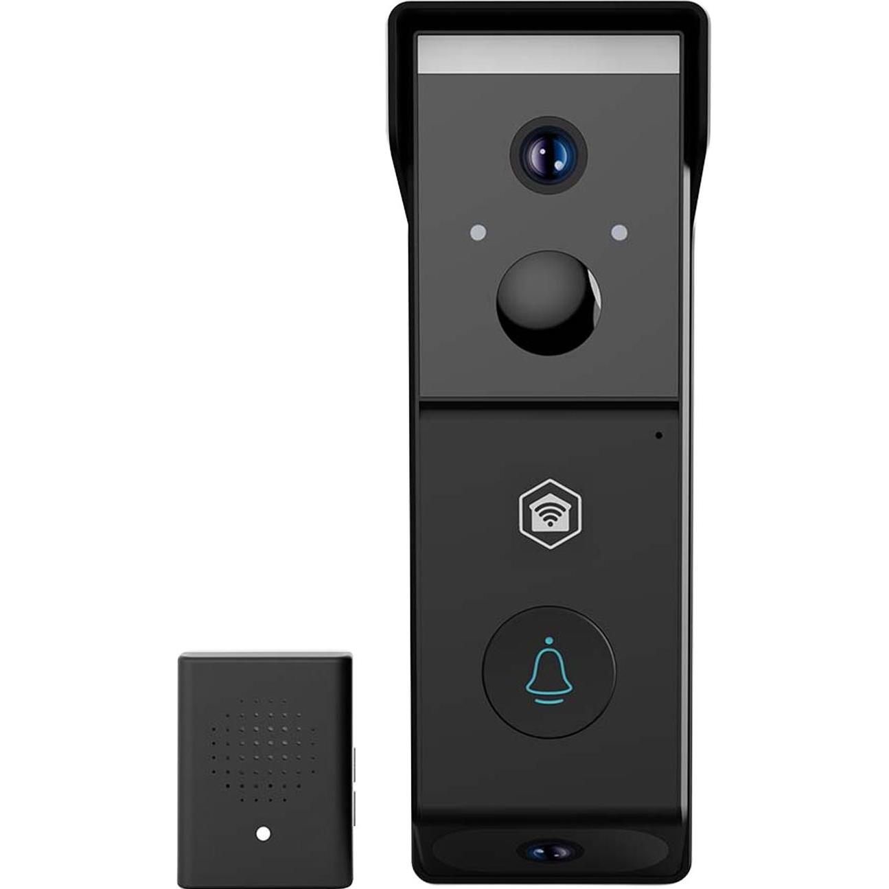 Nedis, Campanello + Citofono, SmartLife Video-Türsprechanlage Batteriebetrieben 2x Full HD 1080p Cloud Storage (option (Senza fili)