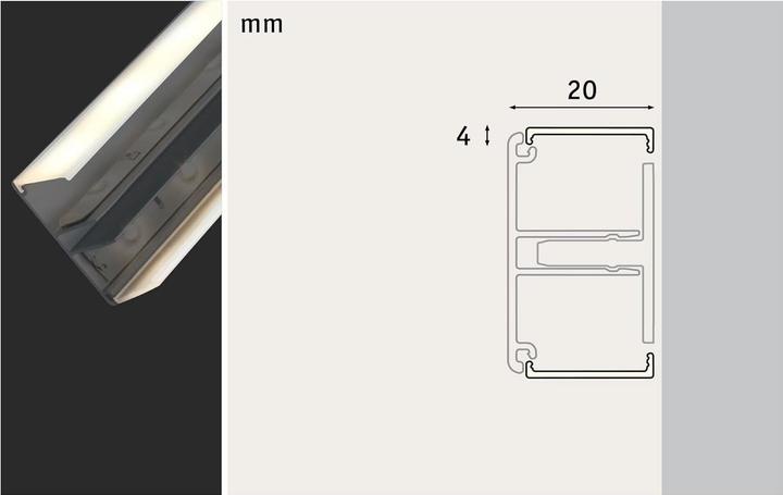 Immagine prodotto Paulmann Profilo del duo (100 cm, Interno)
