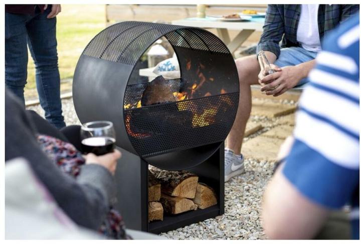 Produktbild Buschbeck Design Feuerschale Porthole H 80 cm Stahl (56 cm)