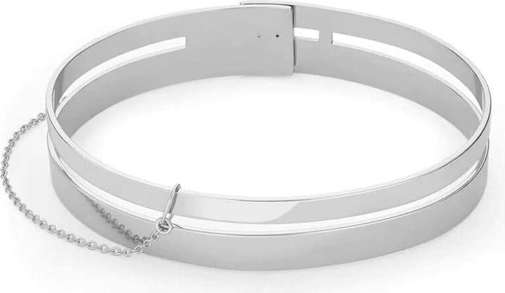 Immagine prodotto Rosefield Bracciale d'argento Double Bar Bangle (7 cm, Ottone)