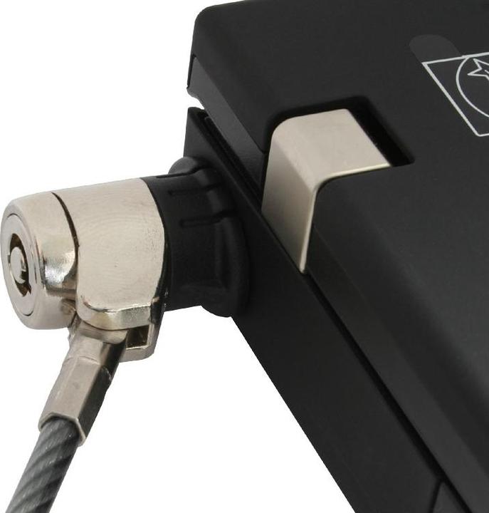 Produktbild InLine ® Notebook Sicherheitsschloss, mit Schlüssel, 4,4mm x 2m