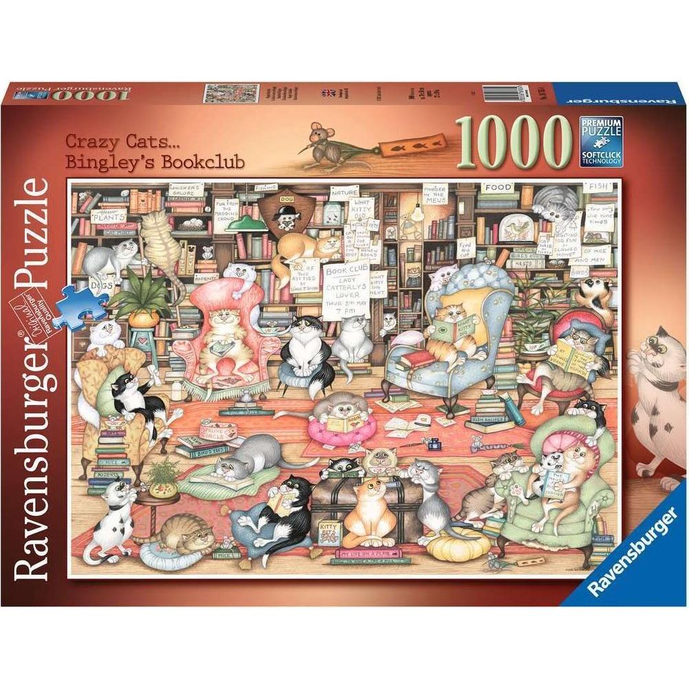 Ravensburger Crazy Cats - Buchclub / 1000 Teile / ab 12 Jahren (1000 pezzi)