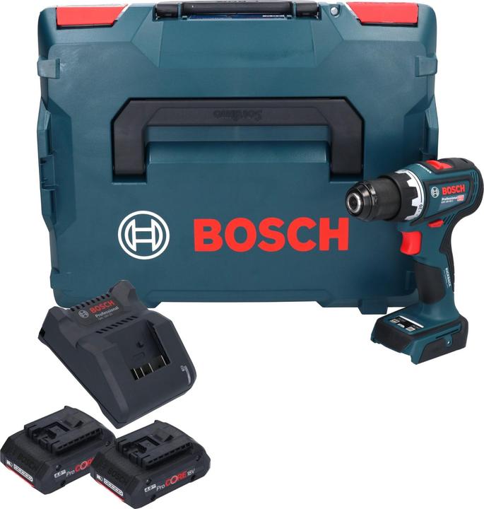 Produktbild Bosch Professional Bosch GSR 18V-90 C Professional Akku Bohrschrauber 18 V 64 Nm Brushless + 2x ProCORE Akku 4,0 Ah + (Akkubetrieb)