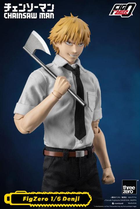 Actual product image ThreeZero Chainsaw Man FigZero figurine 1/6 Denji 29 cm