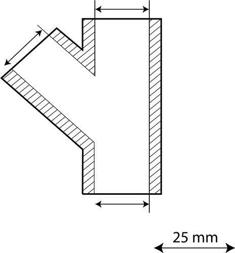 Actual product image Koi-Breeder PVC-U T-piece