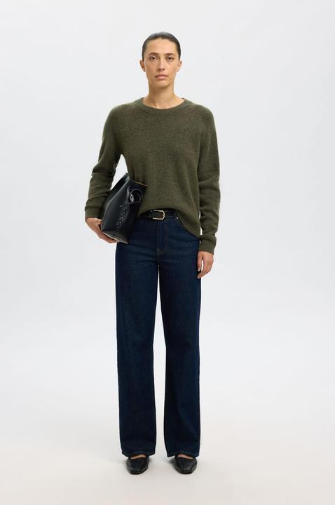 Produktbild Selected Femme Rundhalsausschnitt Woll Pullover (S)