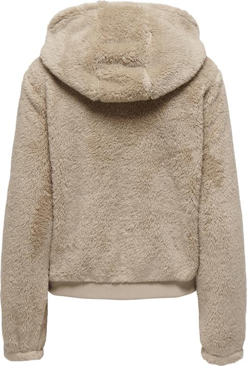 Actual product image Only Hooded jacket Teddy fur jacket (L)