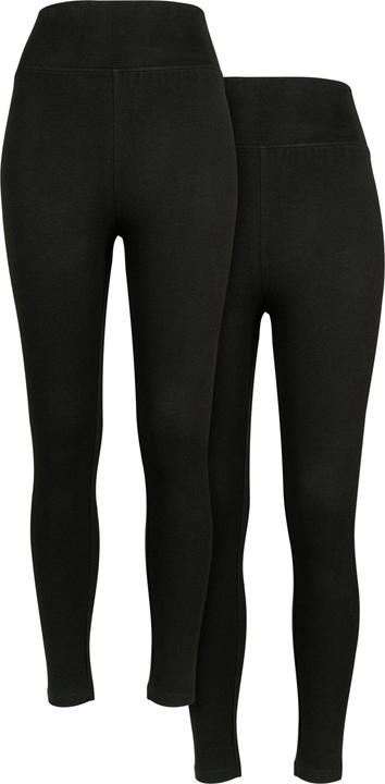 Produktbild Urban Classics Ladies High Waist Jersey Leggings 2-Pack - 159533 (XXL)