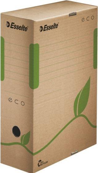 Actual product image Dymo Esselte archive box ECO, DIN A4, brown (W)80 mm made of 100% recycled cardboard, 100% recyclable (A4)