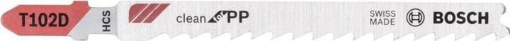 Produktbild Bosch Professional Zubehör PRO Plastics PP clean T102D Stichsägeblatt, 100 mm, 5-tlg.