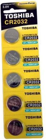 Produktbild Toshiba Batterien CR 2032 Blister 5 Stk. (5 Stk., CR2032)