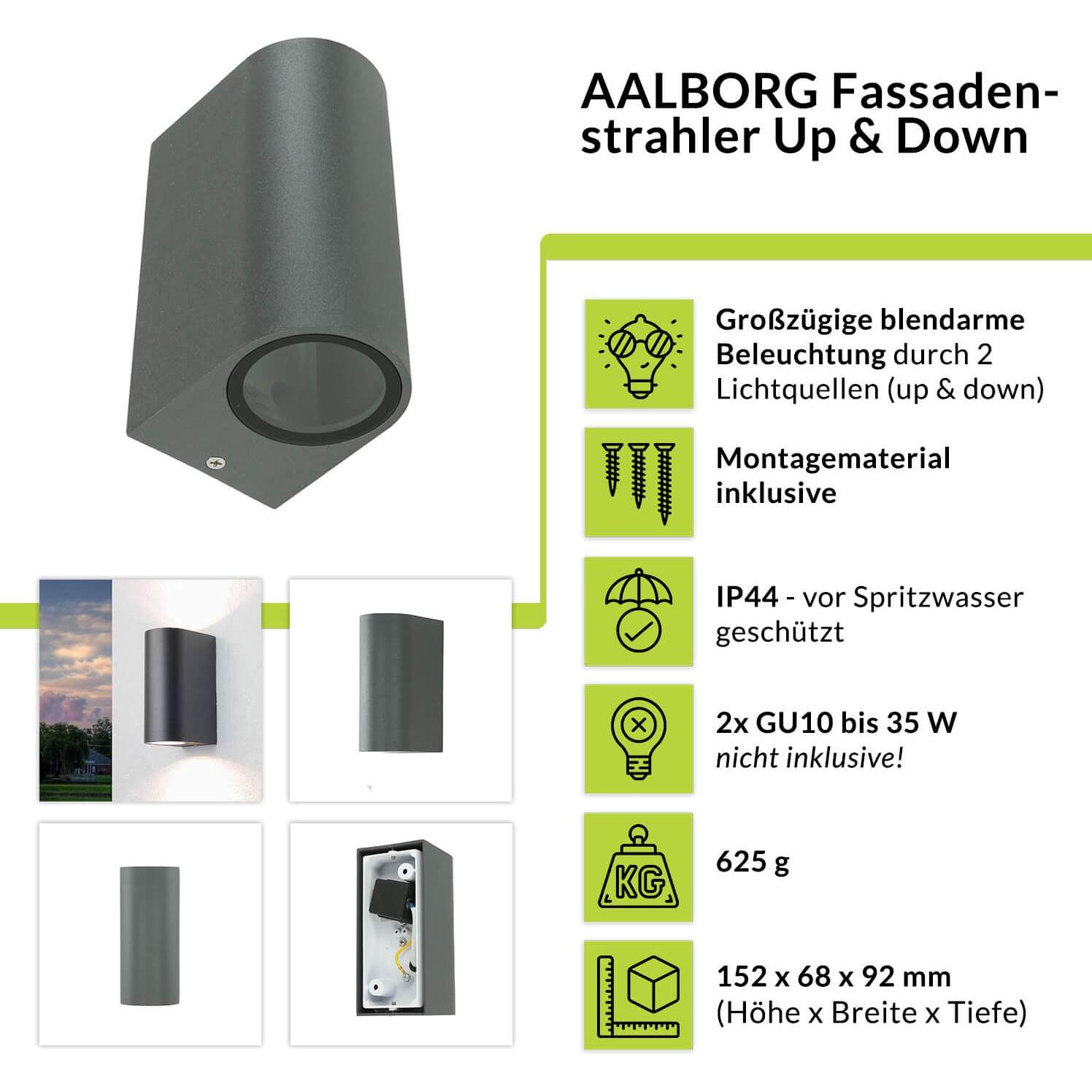 Thumbnail - Licht-Erlebnisse, Gartenbeleuchtung, Aalborg (GU10, IP44)