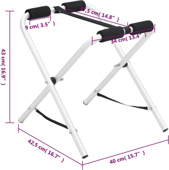 Actual product image vidaXL Kajak-Ständer