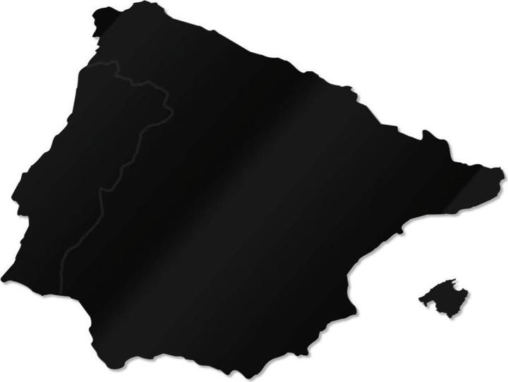 Actual product image Trenddeko Map Iberian Peninsula