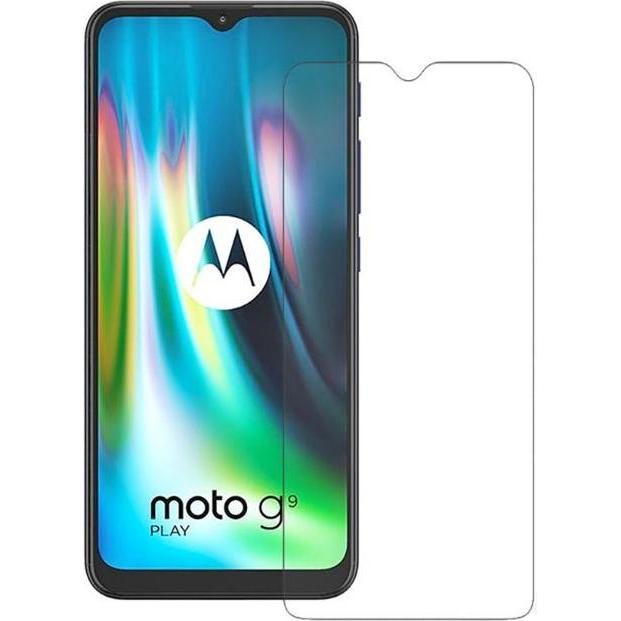 MU Budget Schutzglas Displayschutz (1 Stück, Motorola Moto G9 Play), Smartphone Schutzfolie, Transparent
