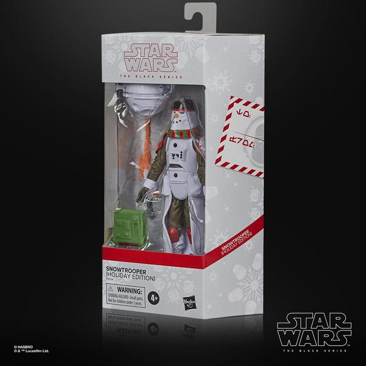 Actual product image Hasbro Star Wars Black Series Action Figure Snowtrooper (Holiday Edition) 15 cm