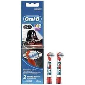 Oral-B, Testine per spazzolino, Replacement Heads For Electric Toothbrush Stages Power Star Wars For 3+ Years - 2 Pieces (2 x)