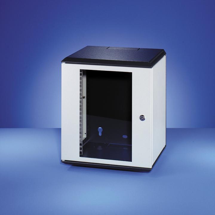 Actual product image Schroff EPCASE 10" enclosure 4 U with glass door, (HxWxD) 262x345x280mm (4 RU, 10 inch rack)