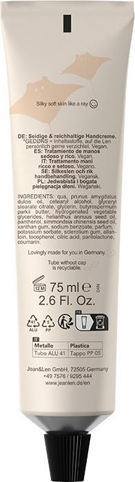 Actual product image Jean & Len Hand Treatment Cardamom/Tonka, 75 ml (75 ml)