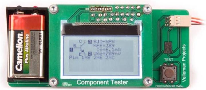 Image du produit Whadda Kit De Testeur De Composants Wsmi8115