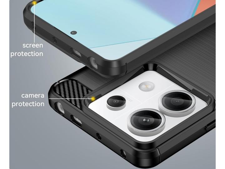 Produktbild Screenguard Carbon Brushed Soft Case (Xiaomi Redmi Note 13 Pro 5G)