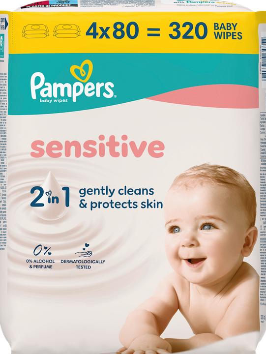 Image du produit Pampers Sensible (4 x 80 pcs)