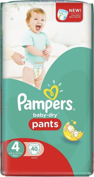 Actual product image Pampers Baby Dry Pants (Size 4, Pack, 40 Piece)
